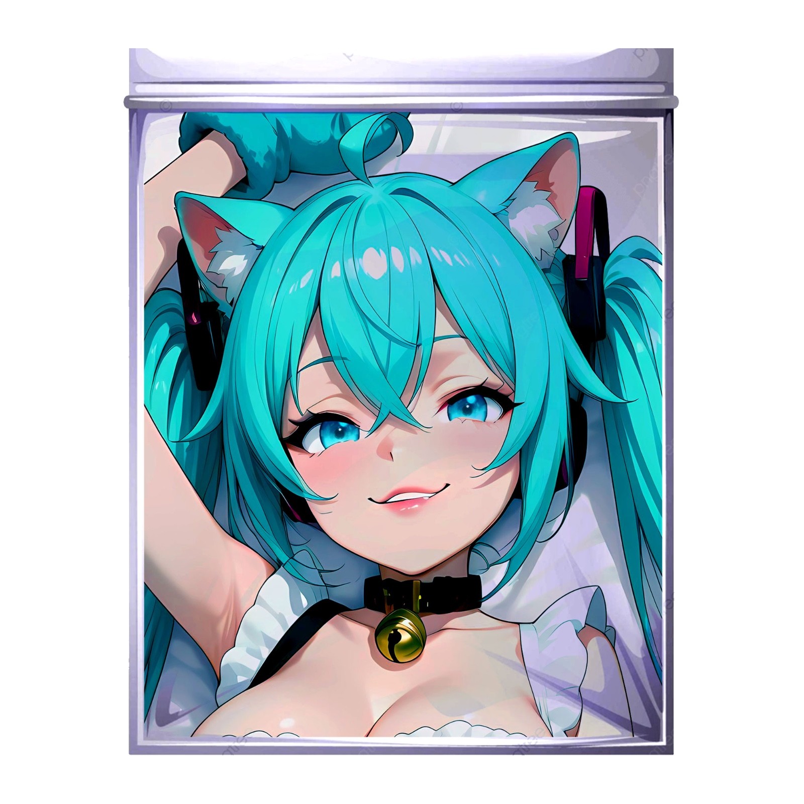 Mikun Neko | Vocaloid Waifu | Anime Dakimakura (Body Pillowcase)