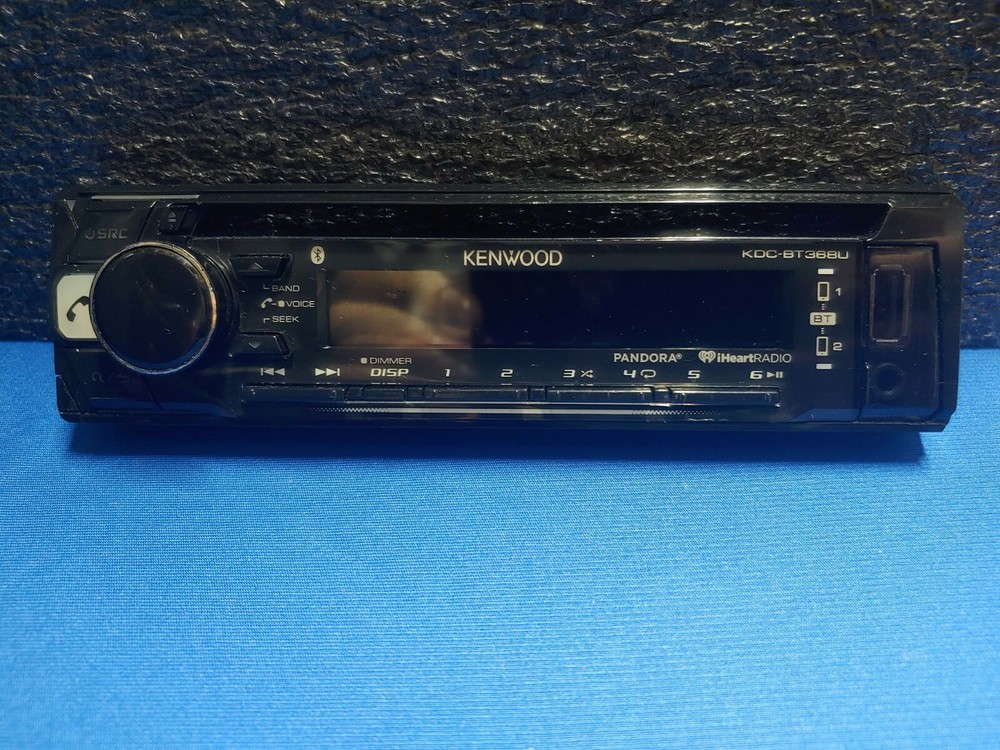 kenwood faceplate  kdc-bt368u clean & tested