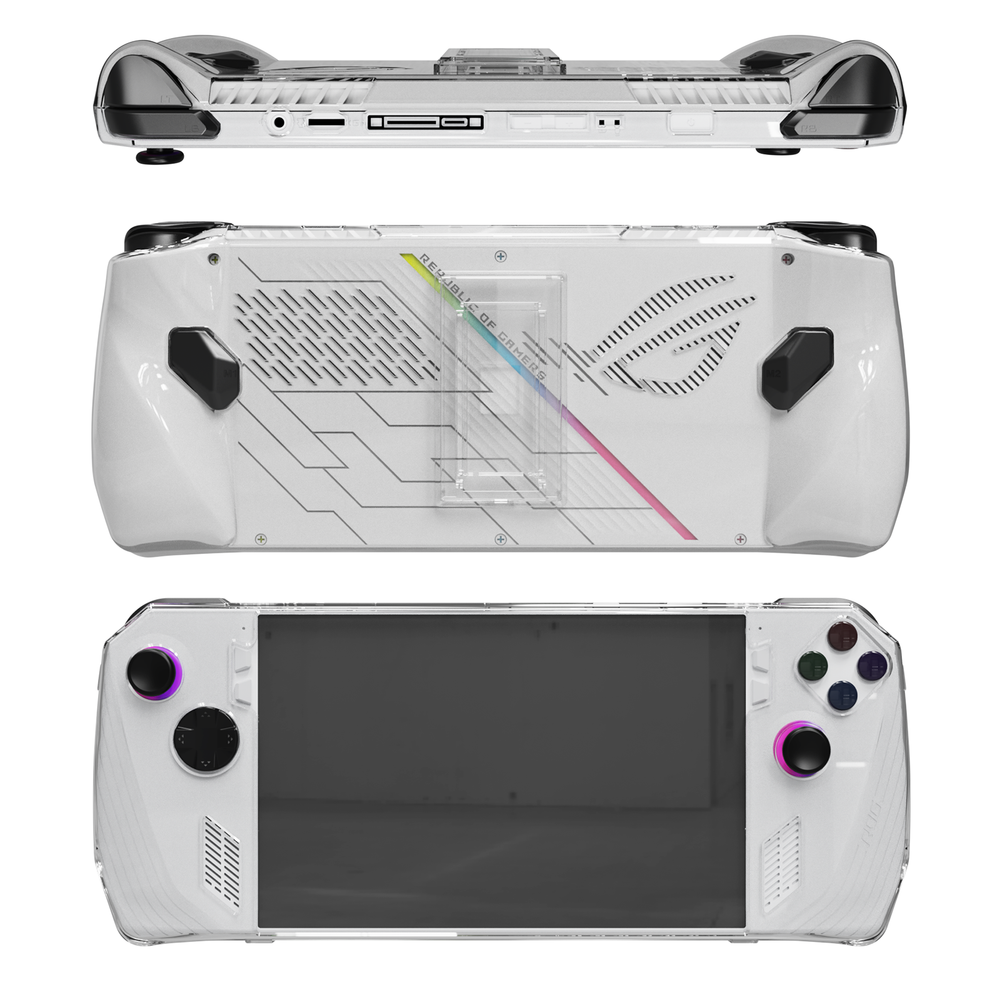 Crystal Clear Case Protective Case Game Console Accessories Parts for ROG Ally