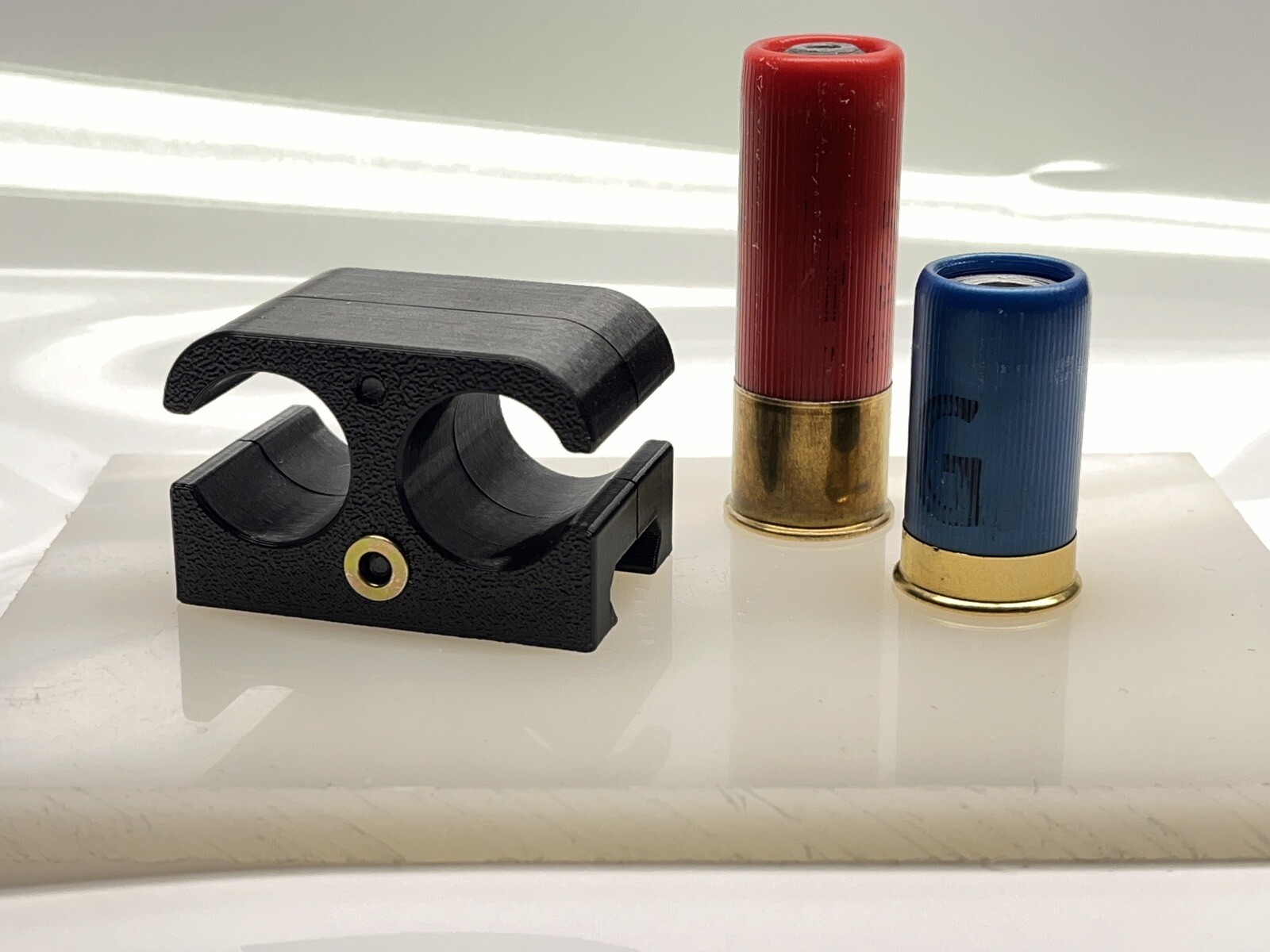 12 Gauge Mini Shot Shell Holder Picatinny Rail Compatible Black