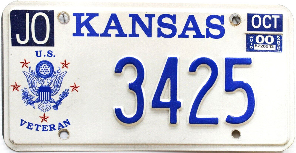 VETERAN License Plate