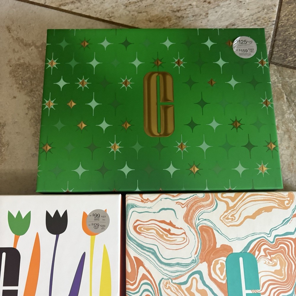 Clinique Bundle Of 3 Gift Boxes **Empty** GUC