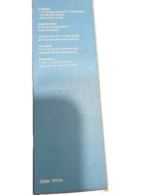 Ring Contact Sensor, Wireless Sensor for Ring Alarm