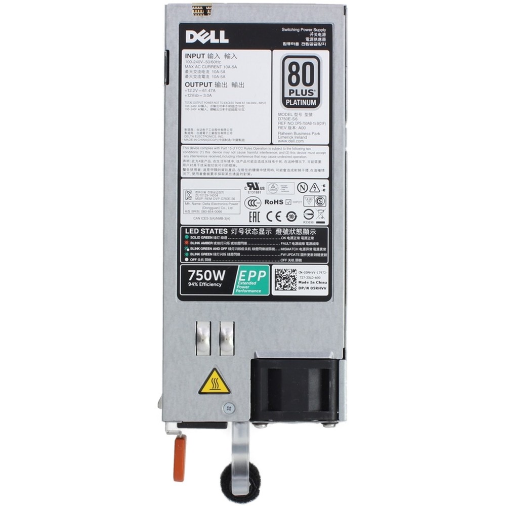 Dell 750W EPP 80+ Platinum PSU (5RHVV)