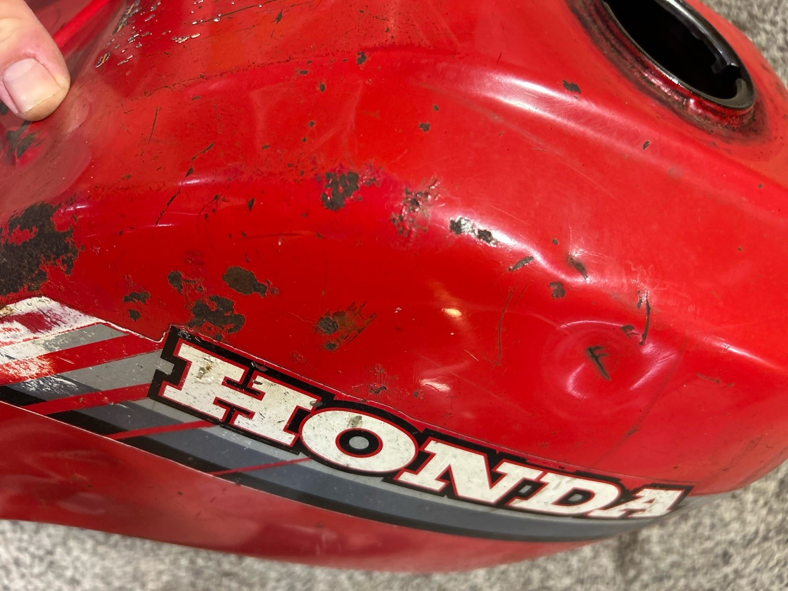 Honda Atc Big Red Oem Gas Fuel Tank 250es 1985 1986 86 85 87 250 Es Clean Inside