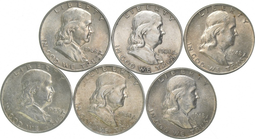 1948 Franklin Half Dollar AU