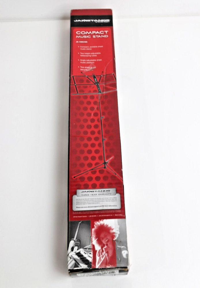 Ultimate Support JamStands JS-CMS100 Compact Music Stand NEW in box