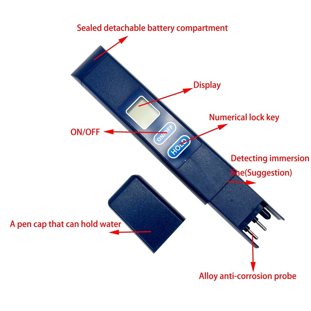 1 PC TDS Water Quality Testing Pen Portable Water Quality Testing Tool New