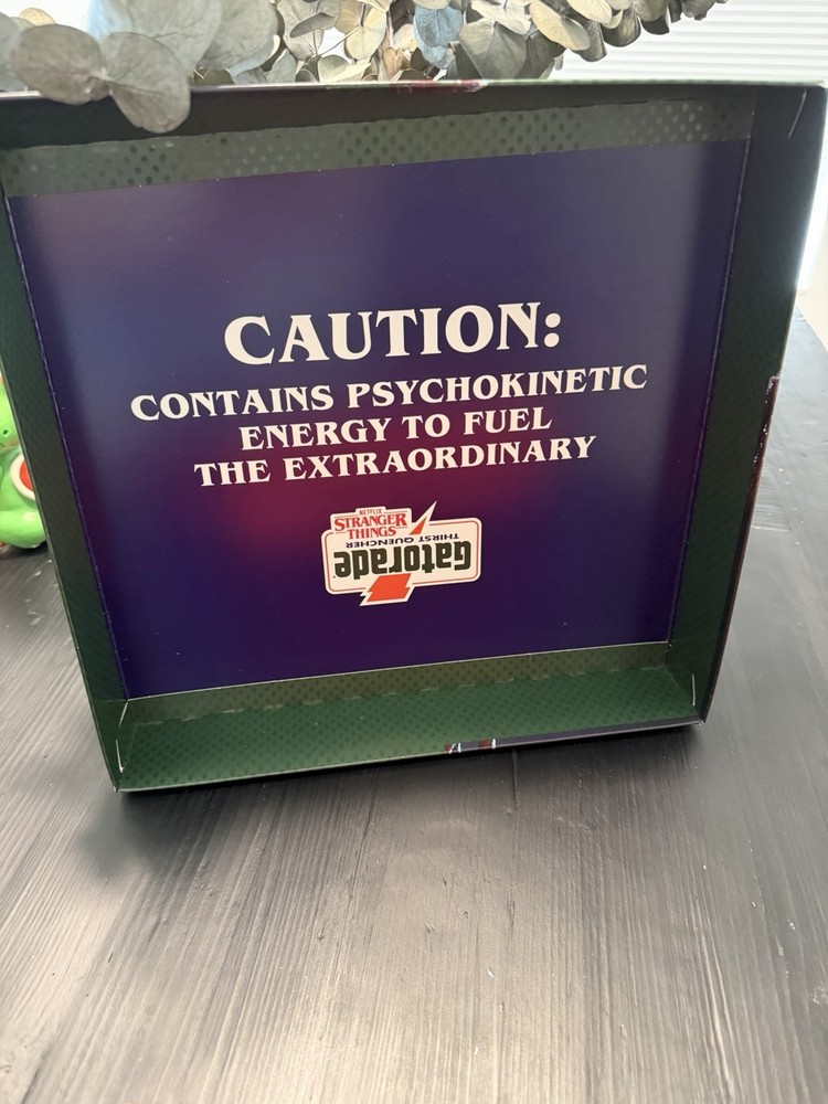 Stranger Things X Gatorade LE Upside Down Capsule Box Only For Display