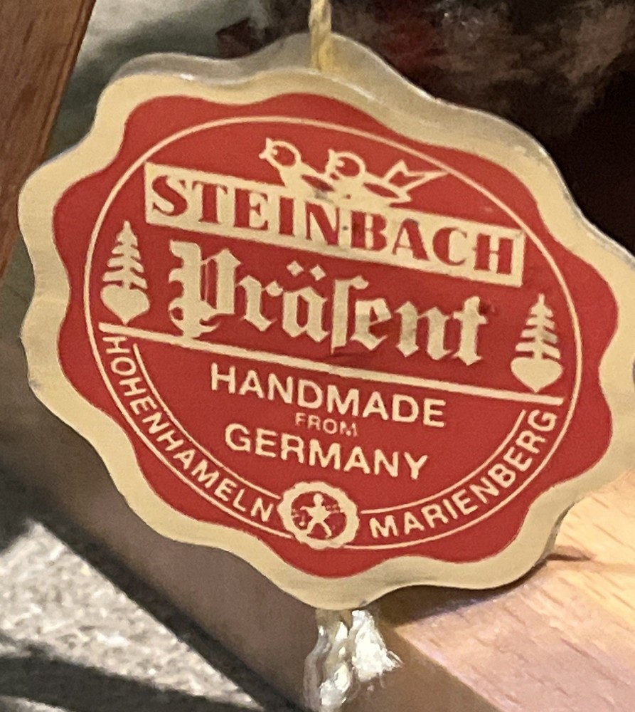 Germany Nutcracker Steinbach (Sherlock Holmes) 12" Pre-Own
