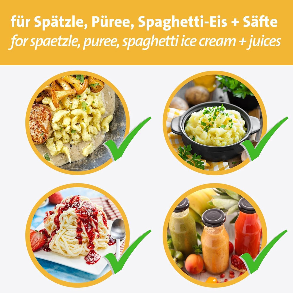 Spaetzle Classic Round Noodle Maker by