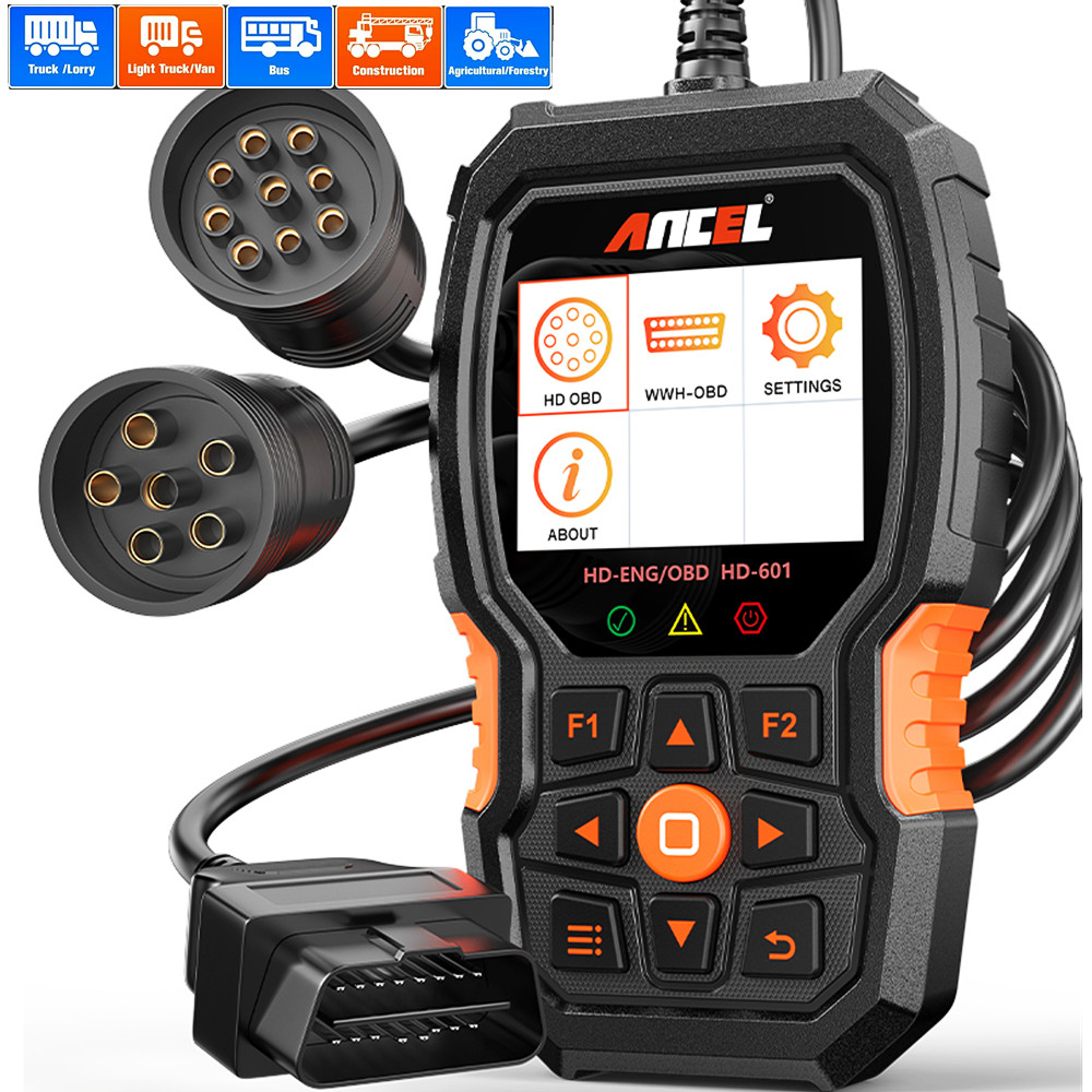 Heavy Duty Truck Scanner All System Diesel Diagnostic Check Engine Code Reader