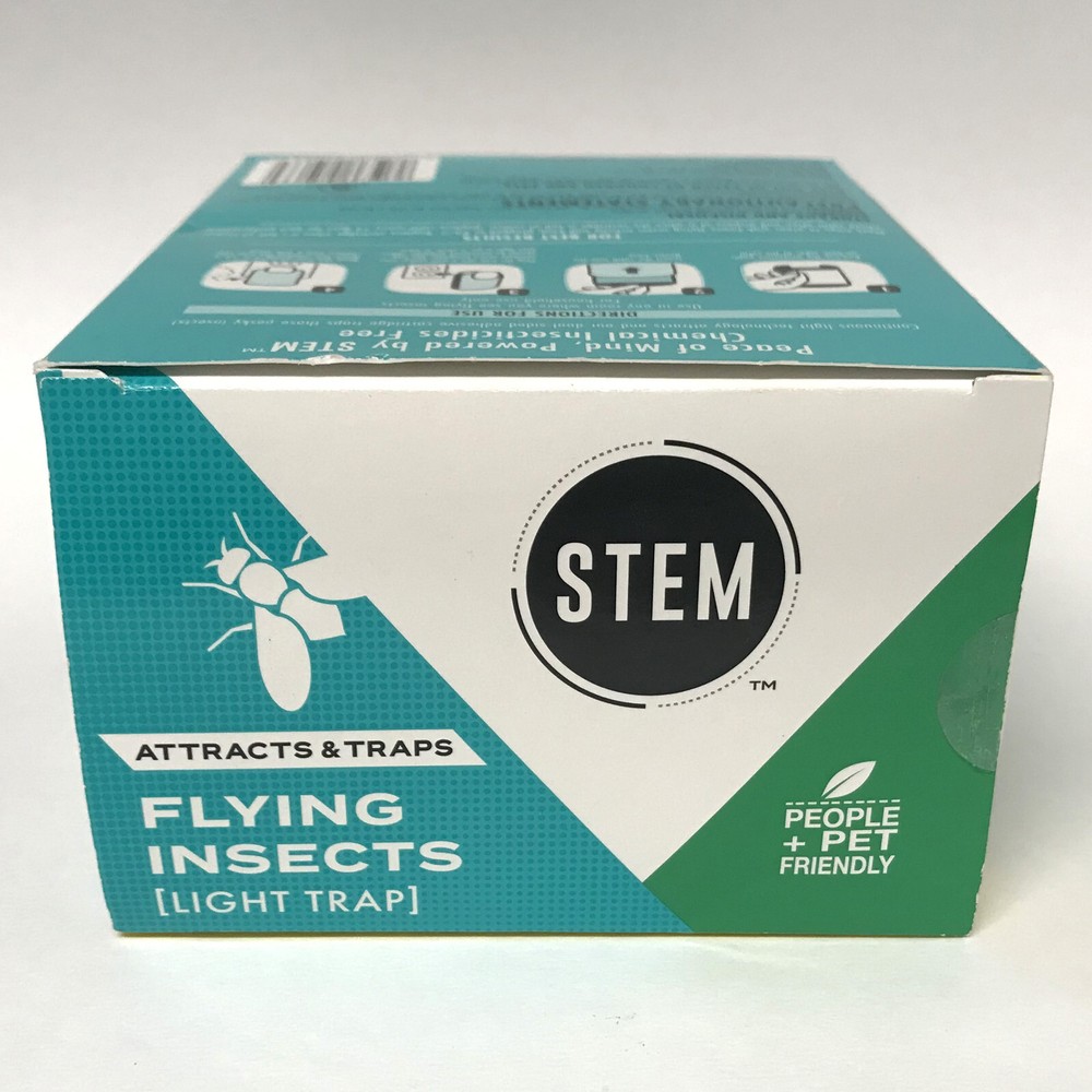 STEM Flying Insects Light Trap Starter Kit, 1 Device + 2 REFILLS CARTRIDGES Pack