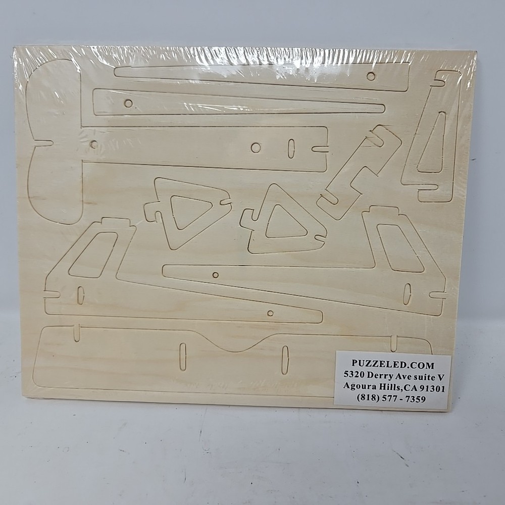 Biplane Wooden Puzzle By Puzzled.Com
