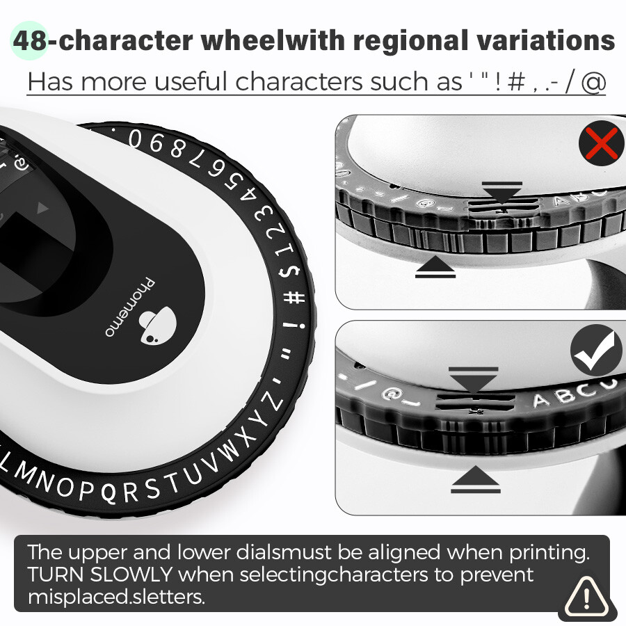 Phomemo E975 Embossing Label Maker Handheld label maker with 6 Label Tapes US