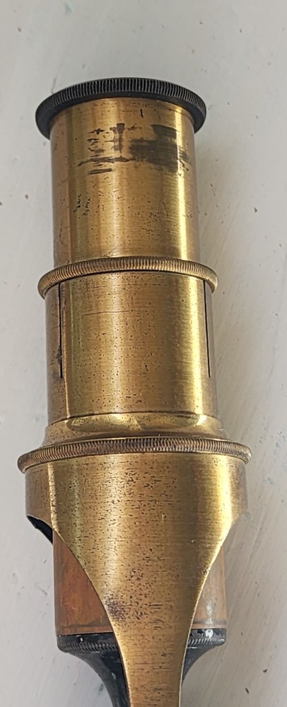 Antique Brass Field Microscope Portable