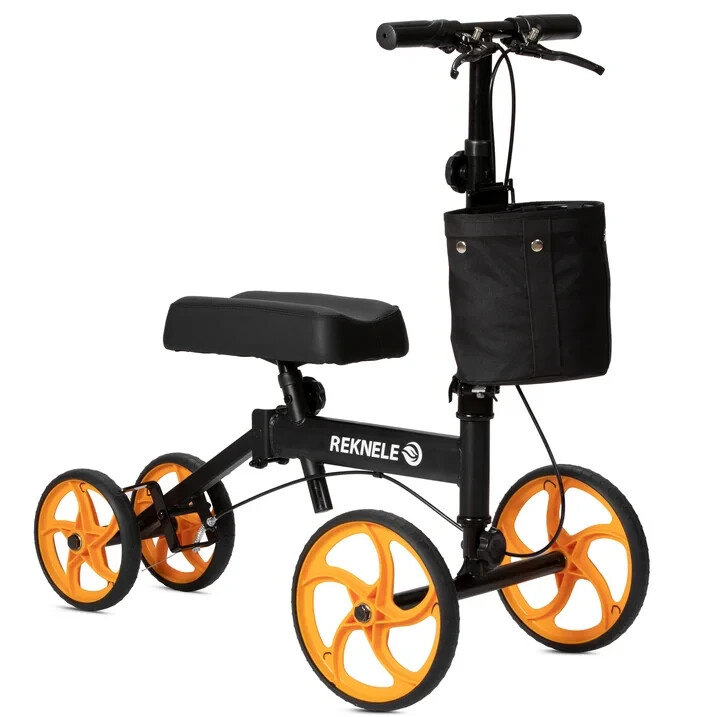 Elenker Steerable Knee Scooter with 10" Front Wheels