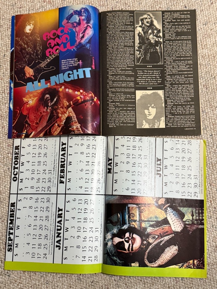 Kiss Grooves Magazines Set of 3