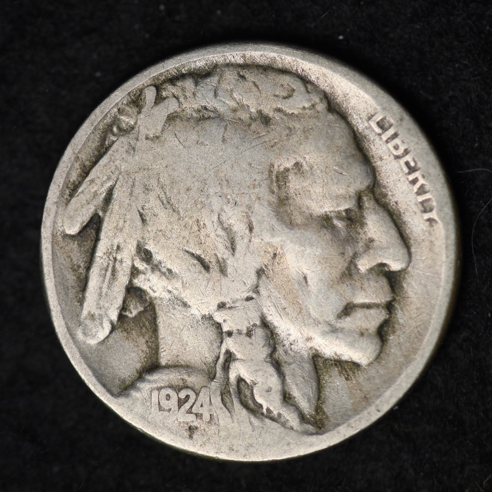 1924-S Buffalo Nickel G / VG  FREE SHIPPING
