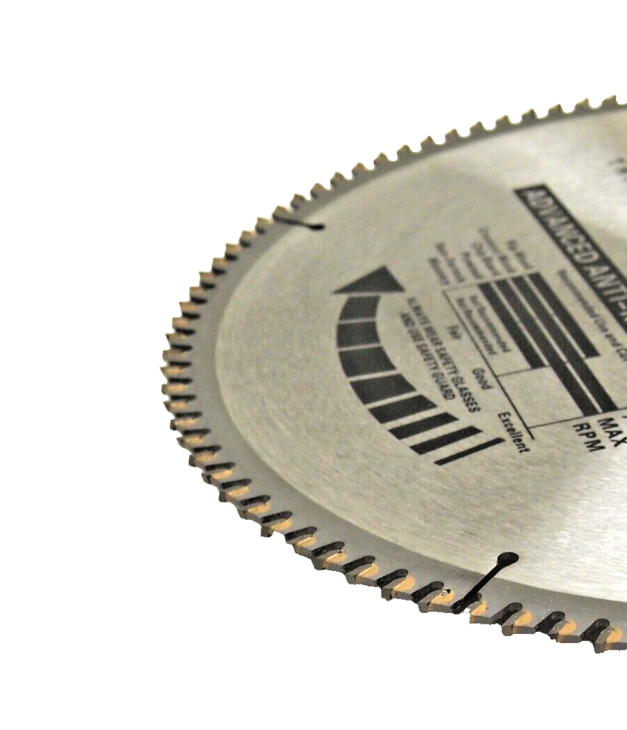 HOTECHE 3PC Carbide Tipped Saw Blade 12 in. x 100T Miter Saw Blade Wood Cut