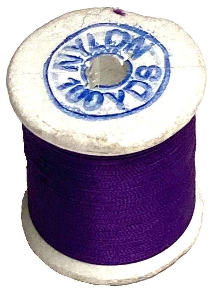 Gudebrod Nylon Thread Type D Purple 100-Yard Spool