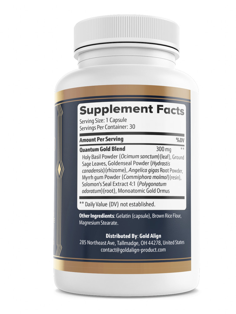 Gold Align Dietary Supplement 30 Capsules