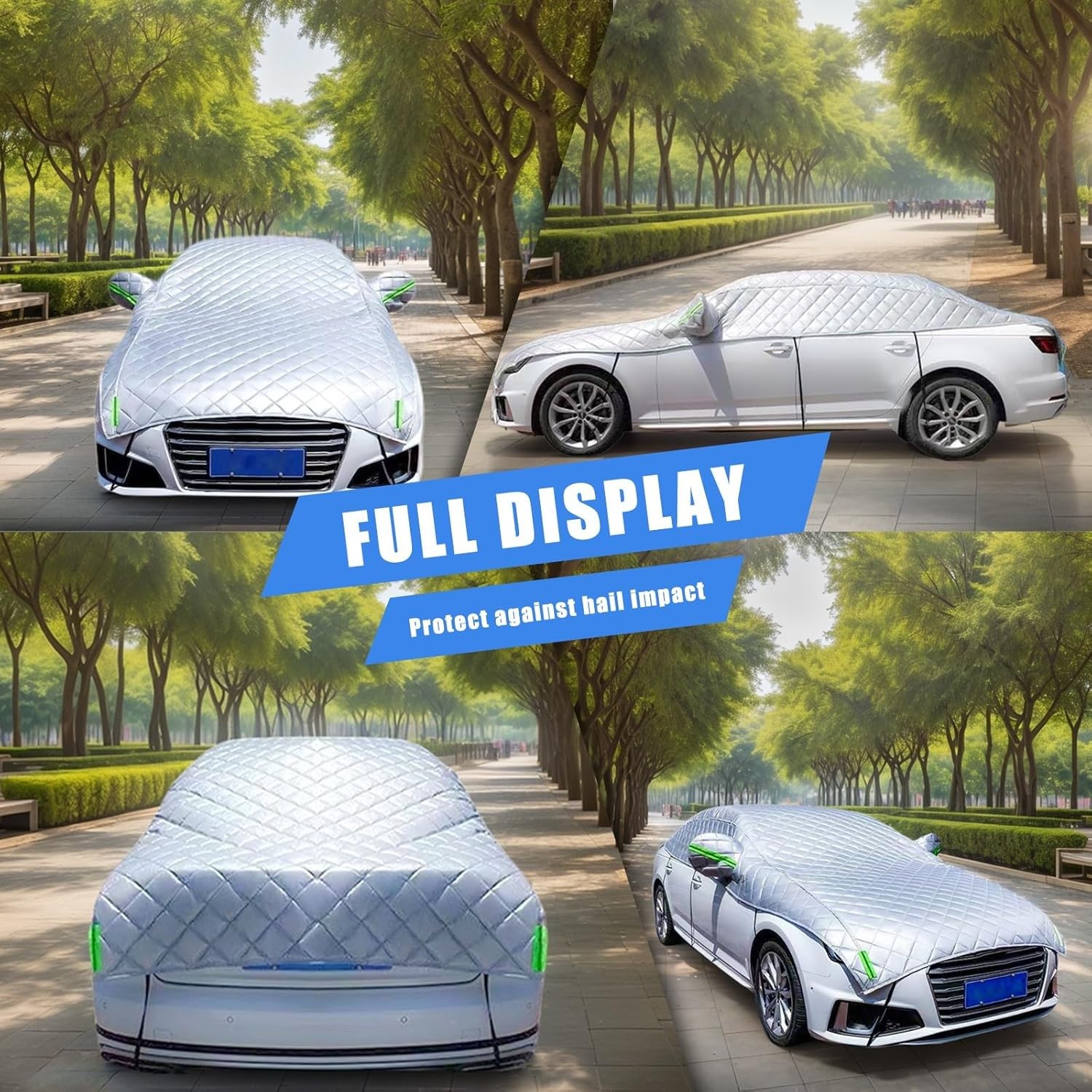 Snow Car Cover Waterproof All Weather Protection Anti-UV Rain Snow Anti Scratch