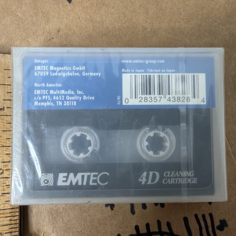 EMTEC 4MM Cleaning Cartridge 4D