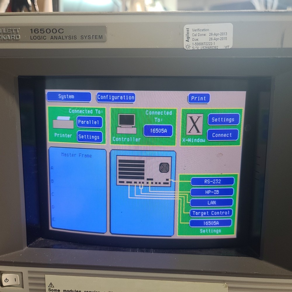 HP 16500C Logic Analysis System Mainframe