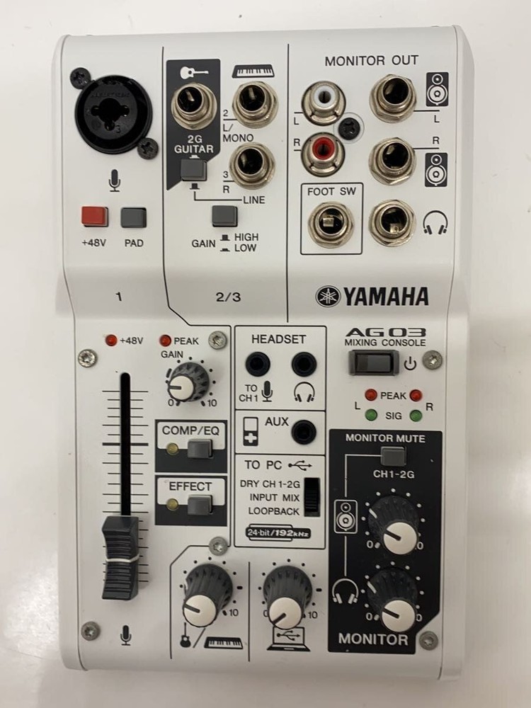 YAMAHA AG03 MIXER Used