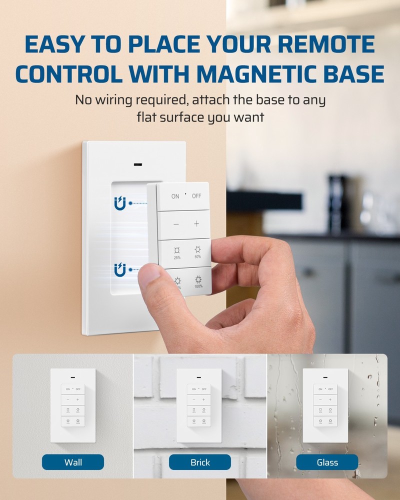 DEWENWILS Plug in Lamp Dimmer Switch Wireless Remote Control 100FT