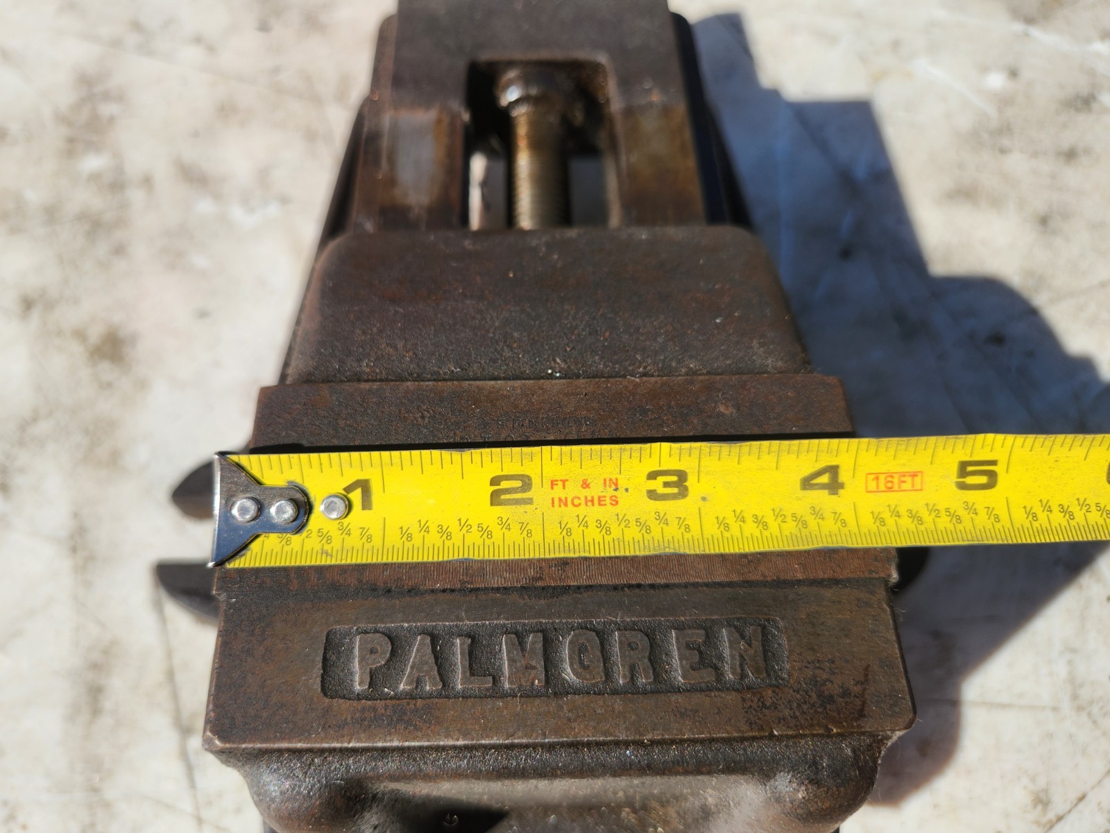 Palmgren 4" swivel vise machinist vise