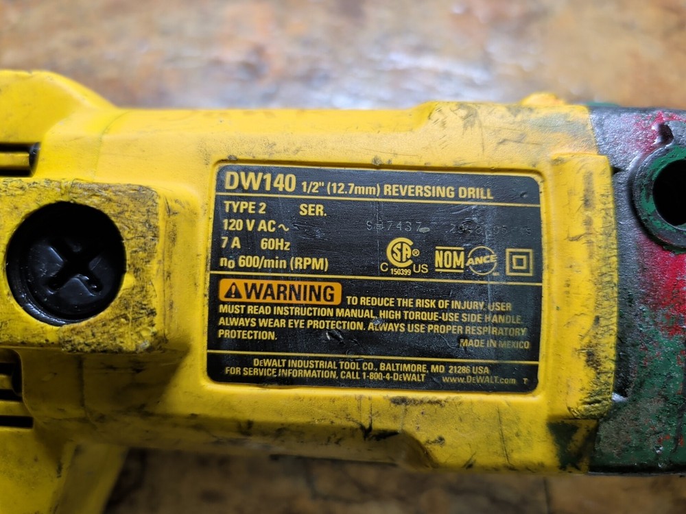 DeWalt DW140 1/2in Reversing Drill