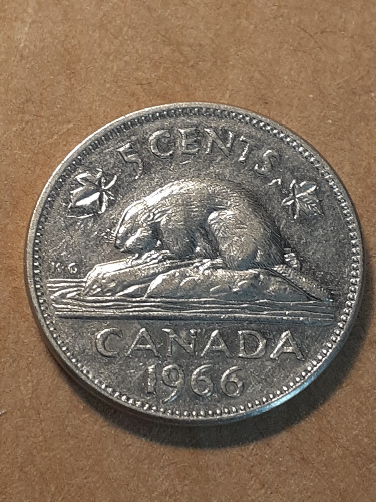 1966 5 CENTS CANADA