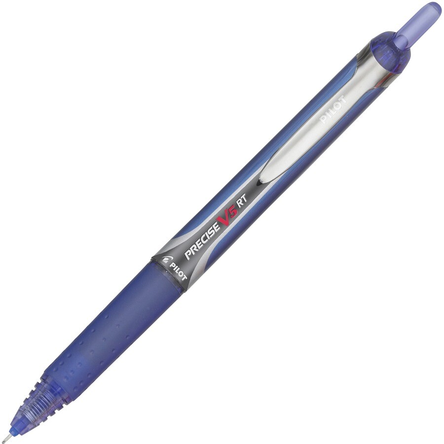 Pilot Precise V5 RT Retractable Premium Rolling Ball Blue Pens Extra Fine 1each