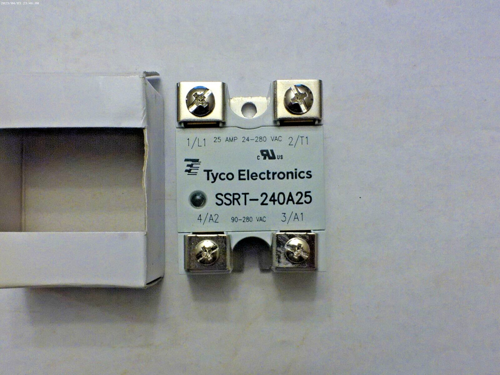 Tyco Electronics SSRT-240A25 Solid State Relay 90-280VAC 24-280VAC 25A