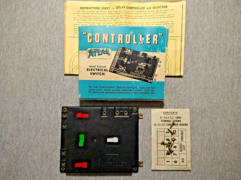 Atlas "Controller" Electrical Switch #220 in Original Box ~ TS