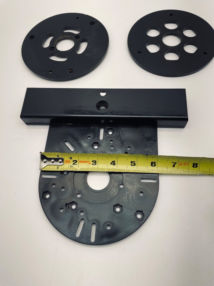 Router Plate set of 3 - 6" diameter