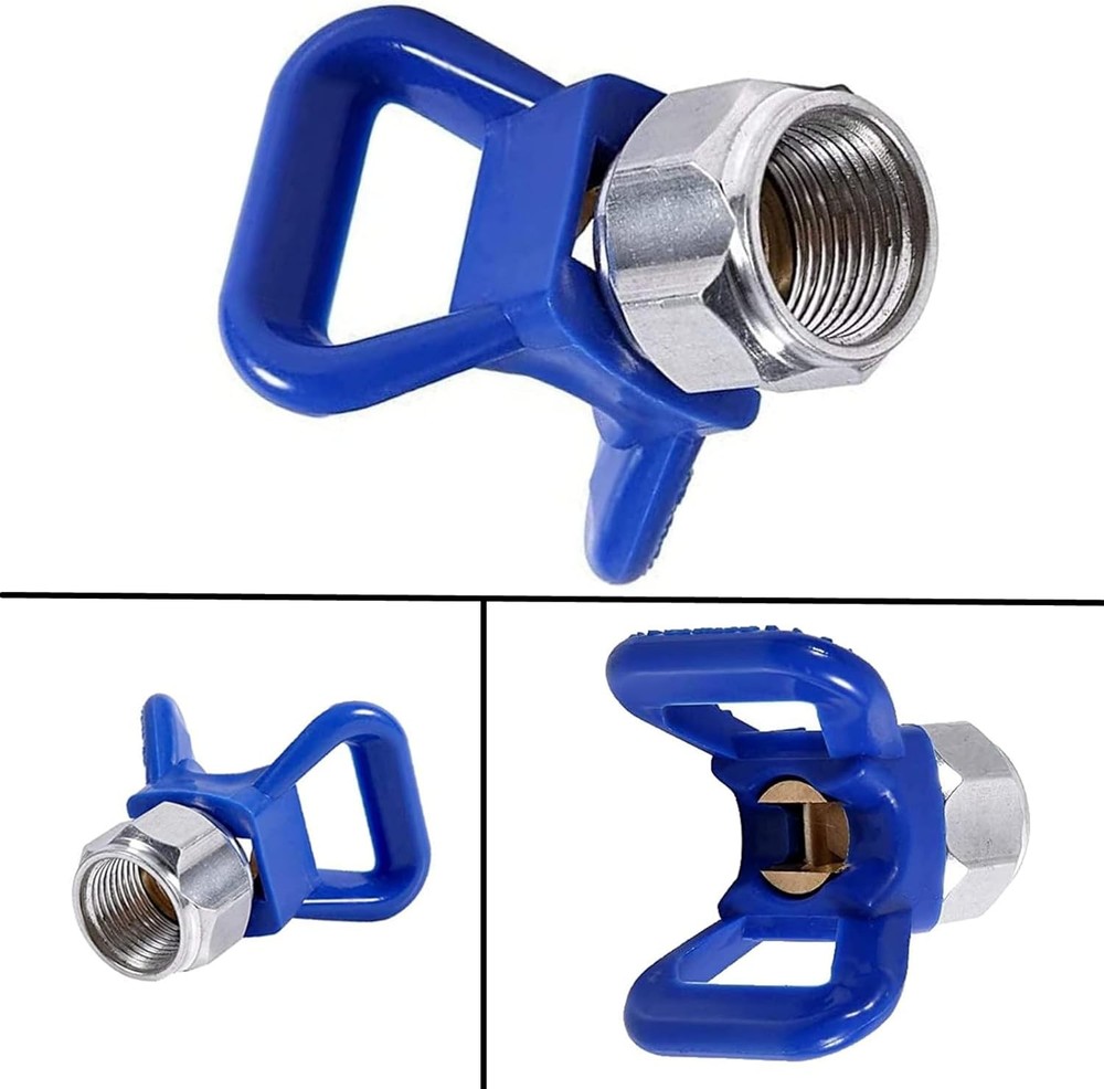246215 Blue X 7/8" Thread HandTite Tip Guard Base Replace for Airless
