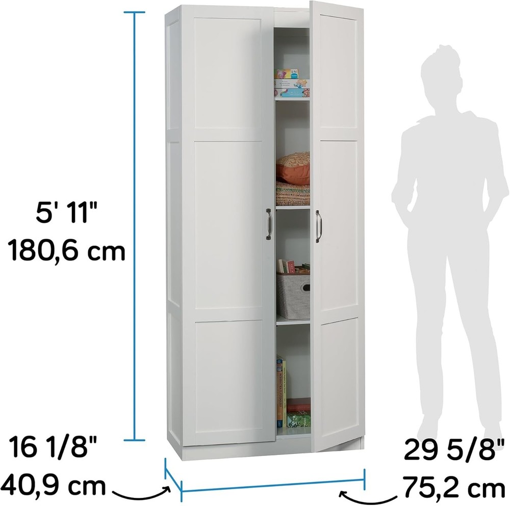Select Storage Cabinet/ Pantry cabinets, White finish