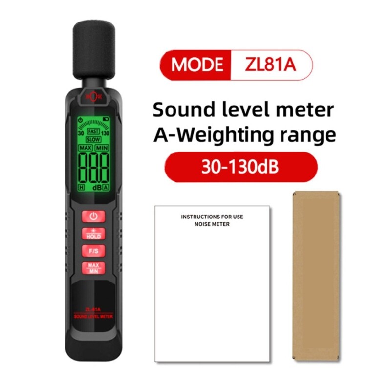 User Friendly Decibel Monitors Meter for Assessing Home and Work Environment