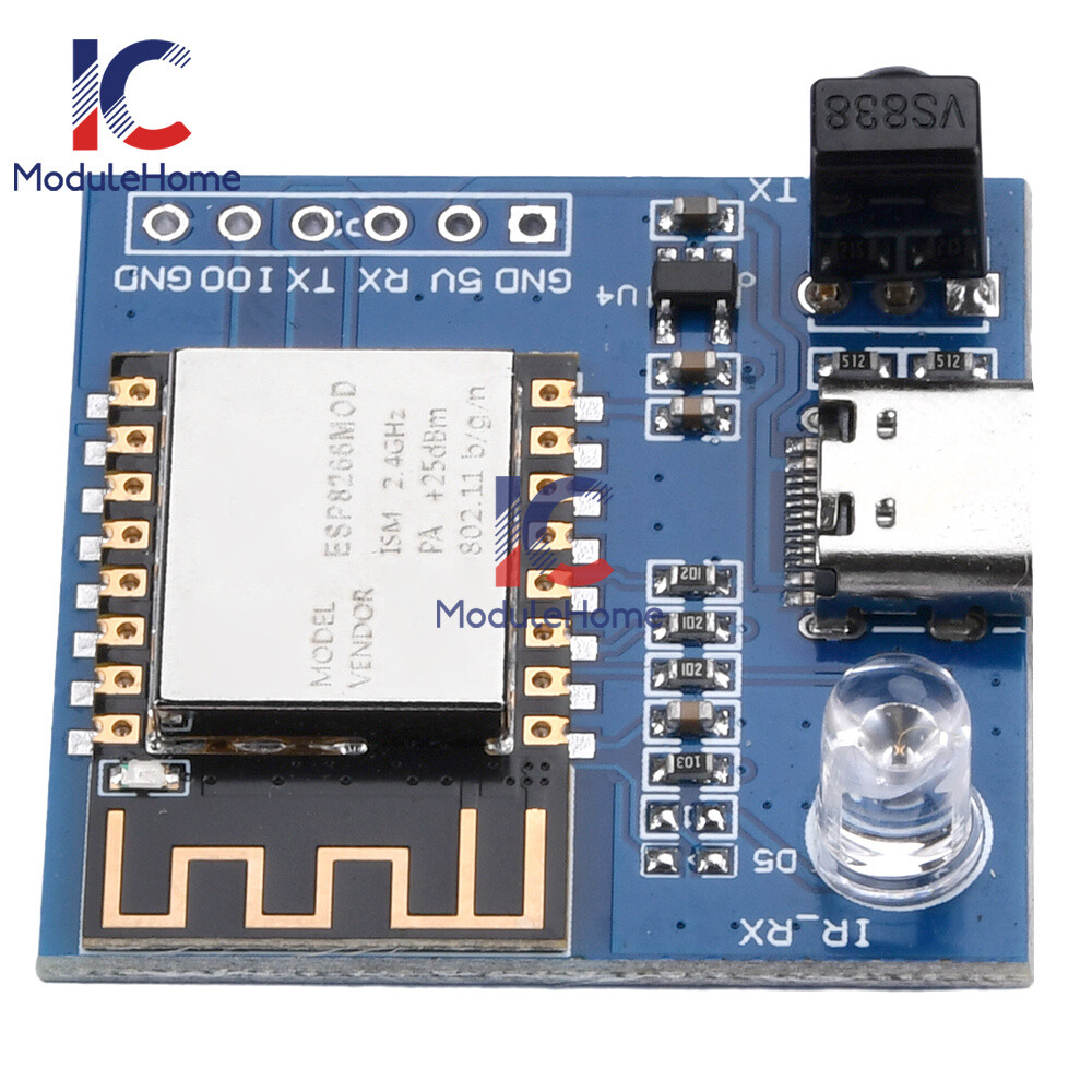 Type-C ESP8266 ESP-12F Development Board NEC Directive WIFI Transmission Module