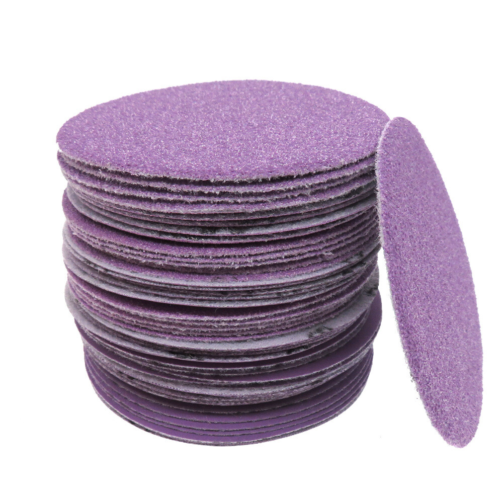 30PCS 3in Aluminum Oxide Sandpaper 60-10000 Grit Sanding Discs Paper Hook Loop