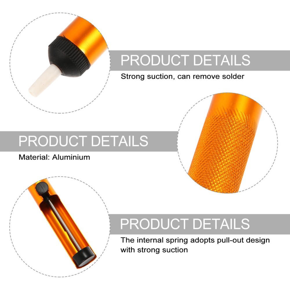 3pcs Solder Desoldering Pump Vacuum Solder Removing Tool Set