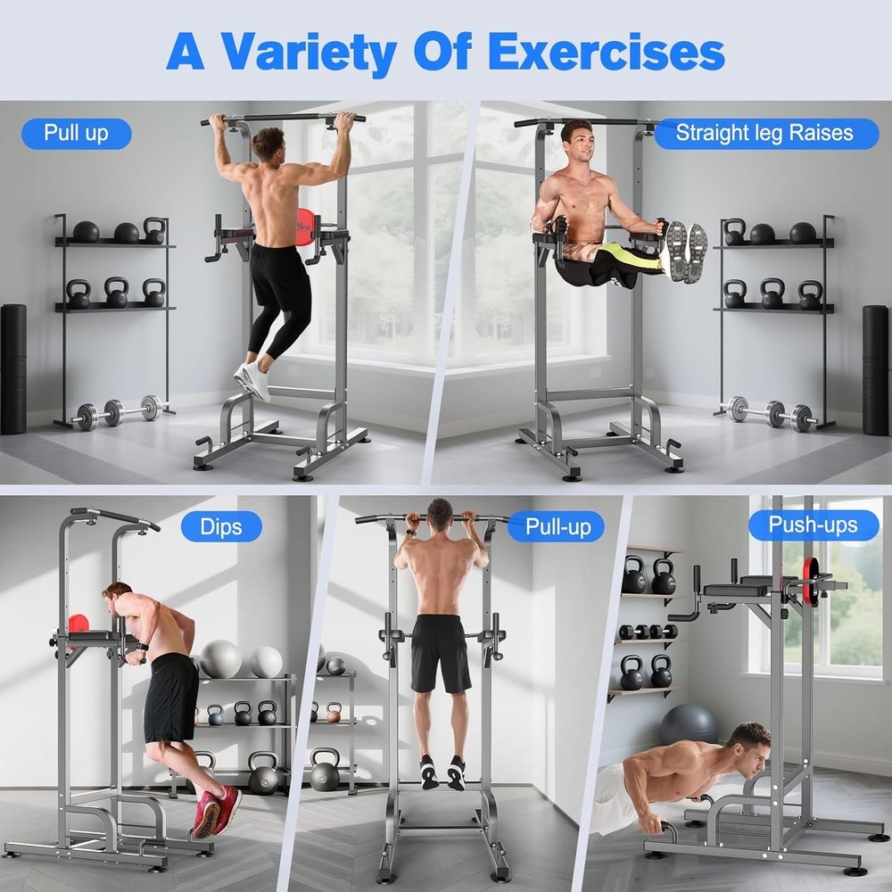 Multifunctional Power Tower Workout Station