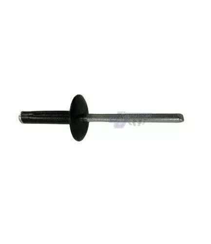 Large Head Black Exploding Rivets Pop Rivet 250 ct. Tri-Fold Racing Fasteners