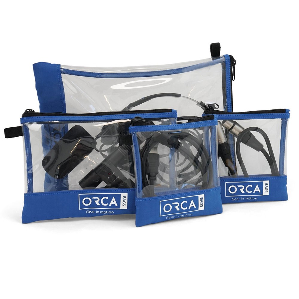 Orca OR-180 Transparent Pouch Kit, 4-Pack