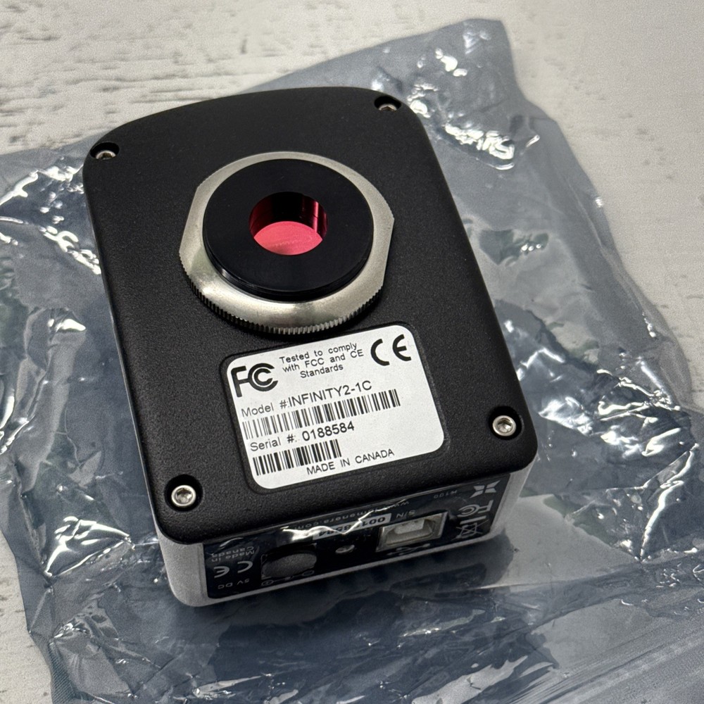 NEW Lumenera INFINITY2-1C Infinity 2 Microscope Camera 1/2” Color CCD Sensor NIB