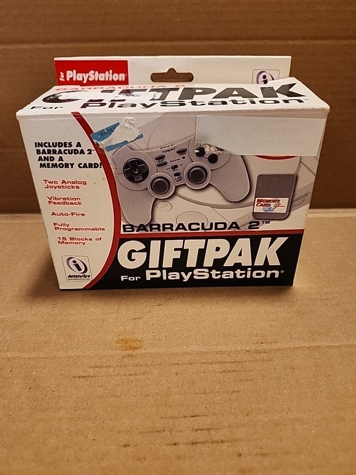 NEW Barracuda 2 giftpak for playstation (includes controller & memory card) NOS