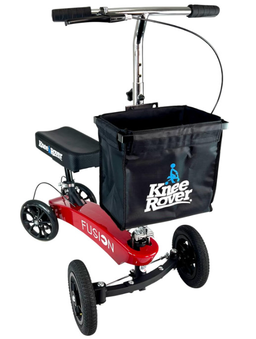 Large Capacity Knee Scooter Basket Accessory with Universal Bracket Mount